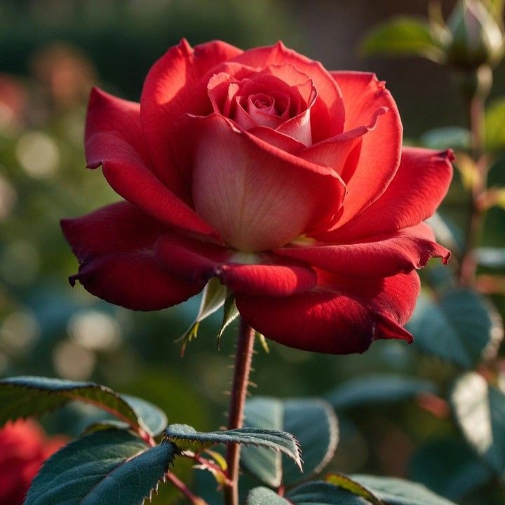 Red Pink Bi-Color Rose Plant – Premium Gradient Live Rose - Image 2