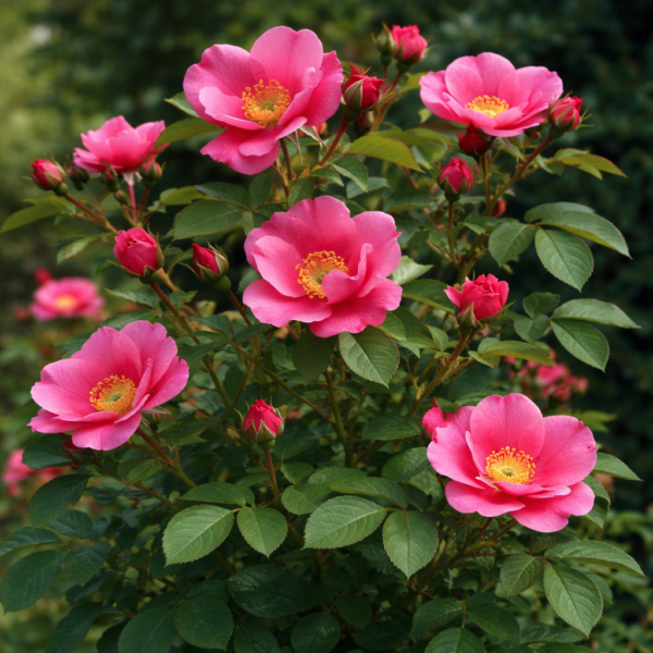 Single Petal Pink Rose Plant – Desi Open Bloom Live Rose