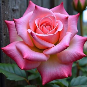 Peach Pink Bi-Color Rose Plant