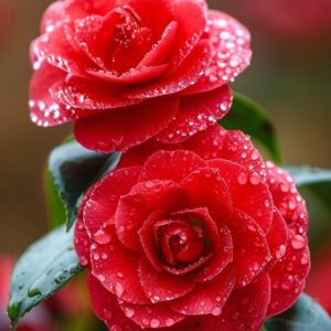 Red Camellia Plant – Premium Live Flowering Ornamental Shrub - Image 2