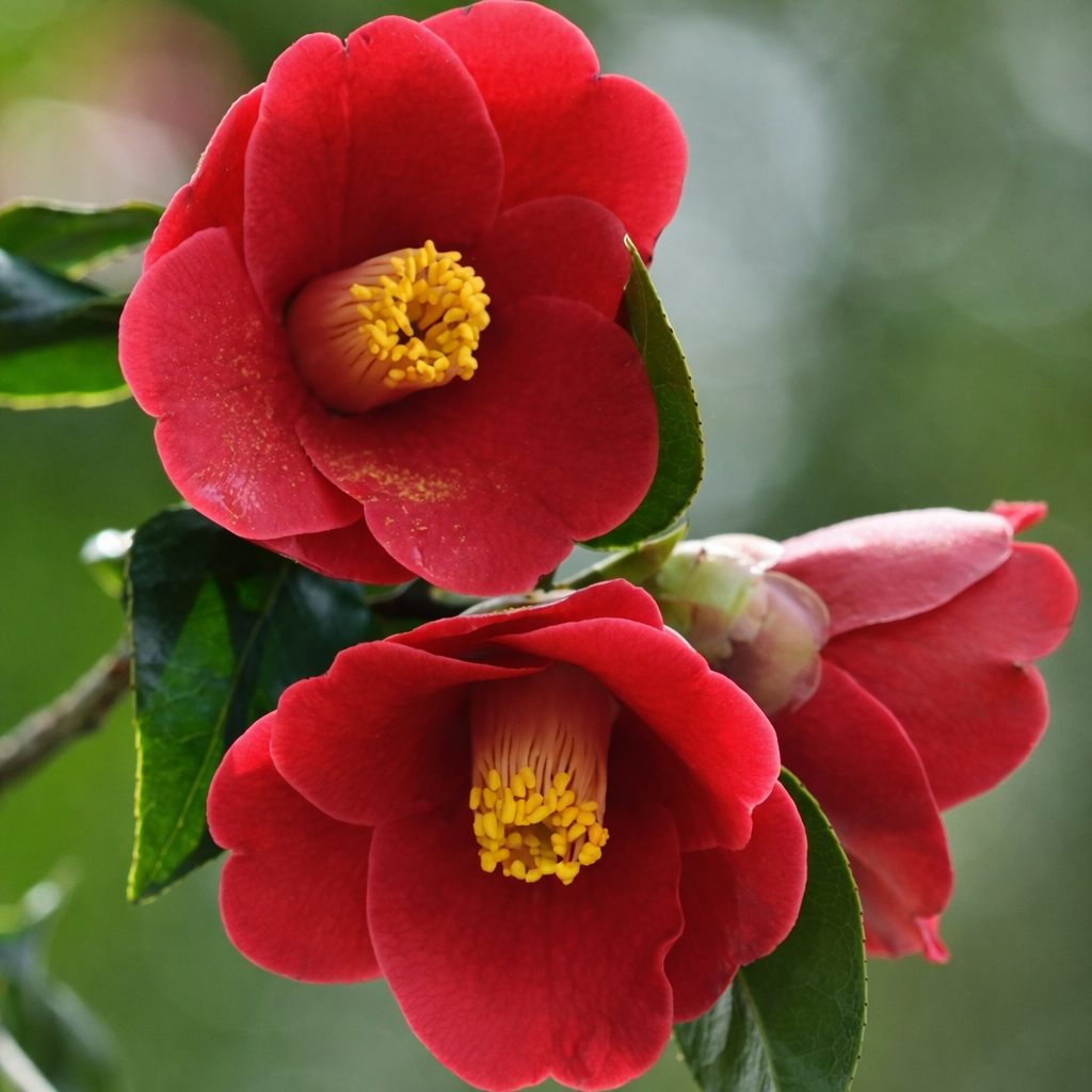 Single Red Camellia Plant β Classic Simplicity with Evergreen Elegance πΊ - Image 2
