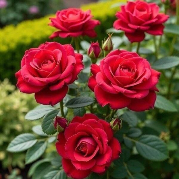 Red Rose Plant (Desi Gulab) – Live Flowering Plant