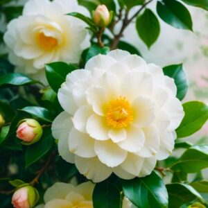 White Camellia Plant – Premium Live Flowering Ornamental Shrub - Image 4