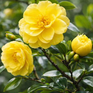 Yellow Camellia Plant