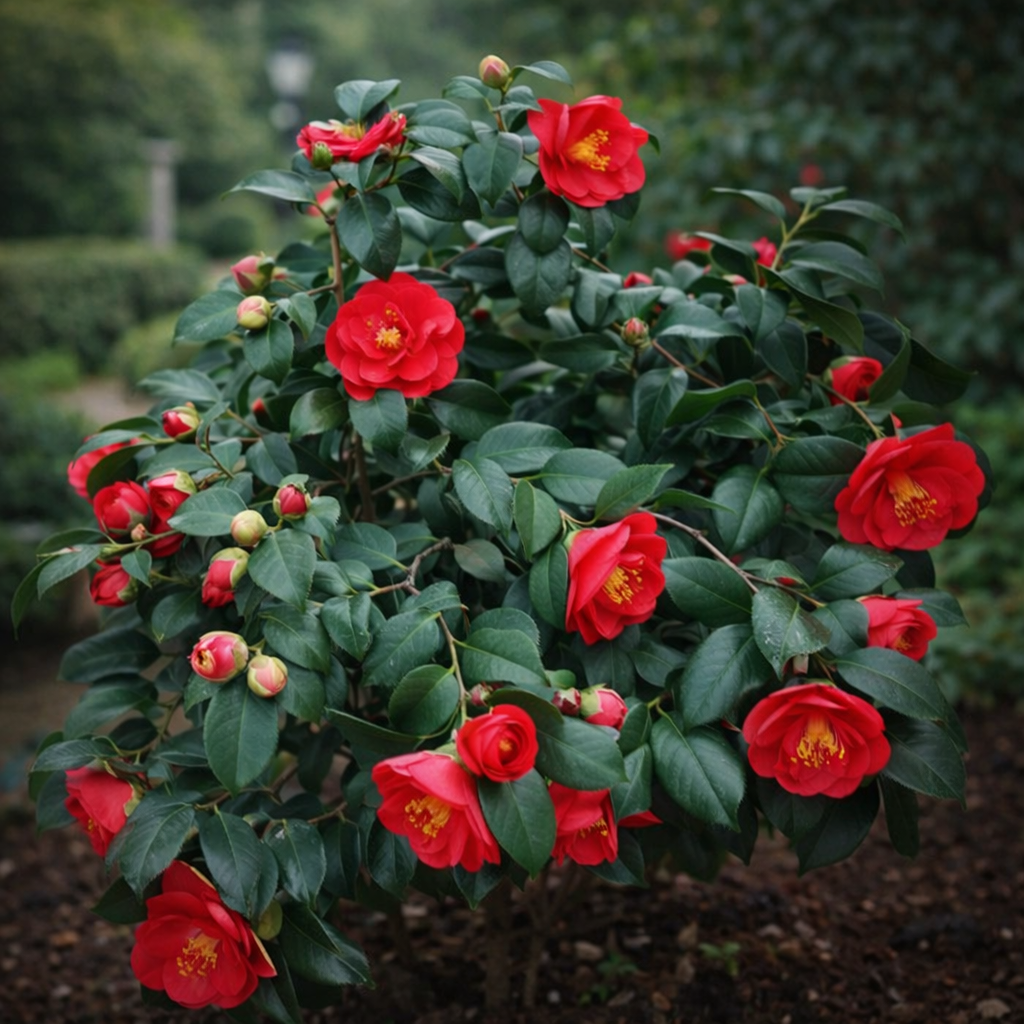 Red Camellia Flower Plant β Timeless Evergreen Luxury for Elegant Gardens πΊ - Image 3