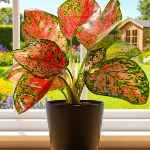 Red Aglaonema Plant