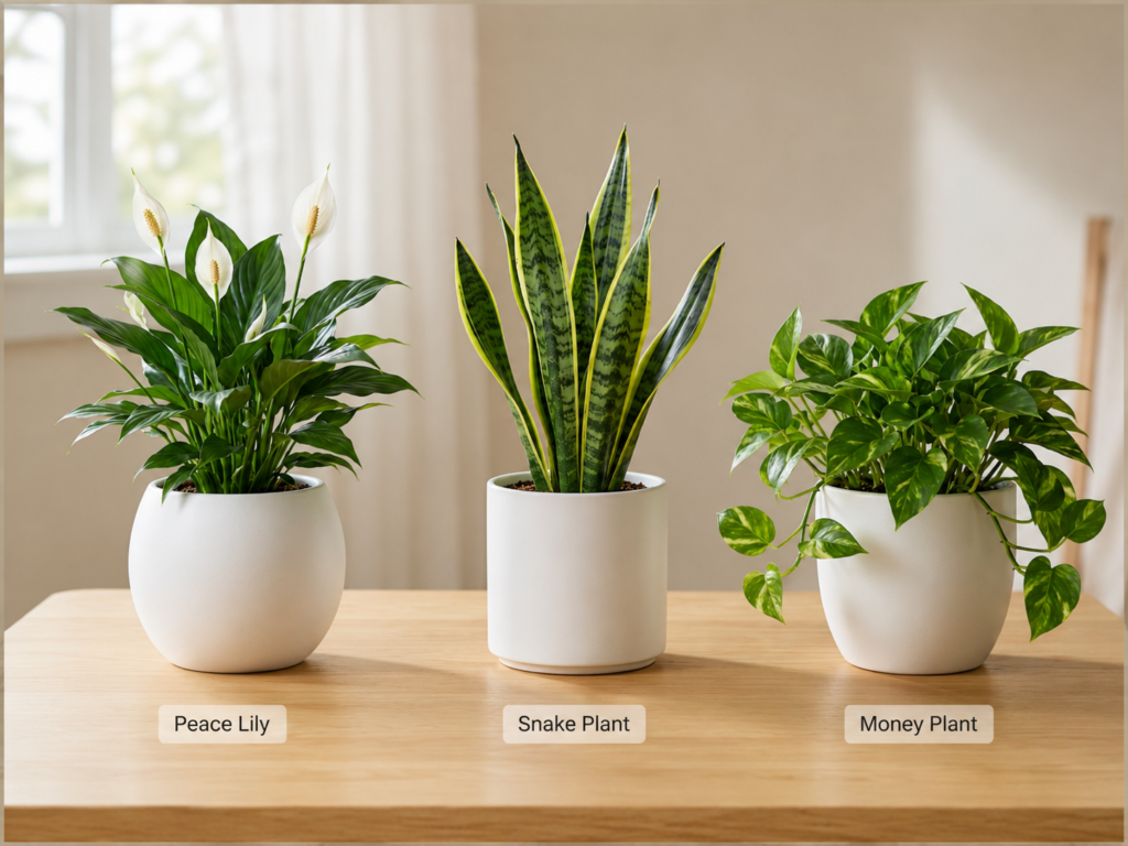 Air Purifying Plant Combo