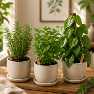 Aromatic Herb Plant Trio