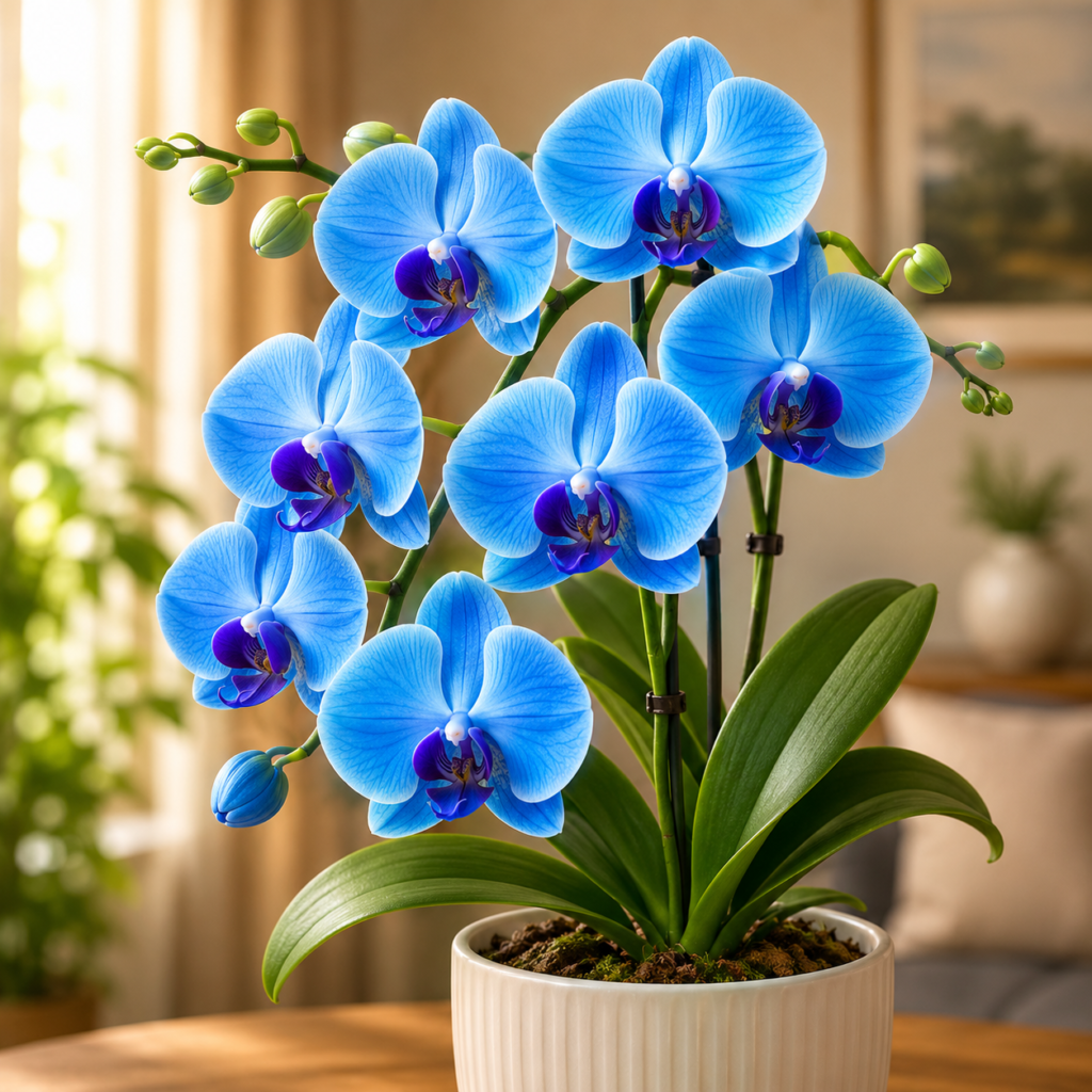 Blue Moth Orchid
