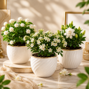 Fragrant White Flower Trio