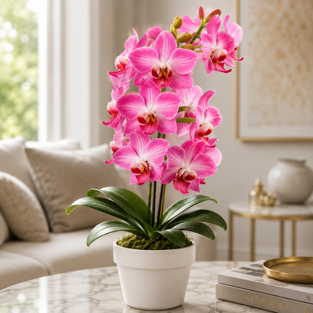 Grand Pink Moth Orchid