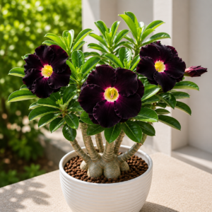 Midnight Desert Rose Bonsai