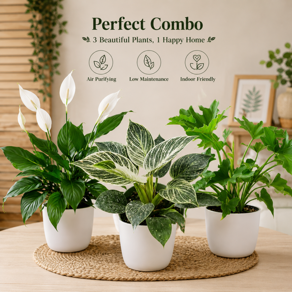 Perfect Indoor Plant Combo