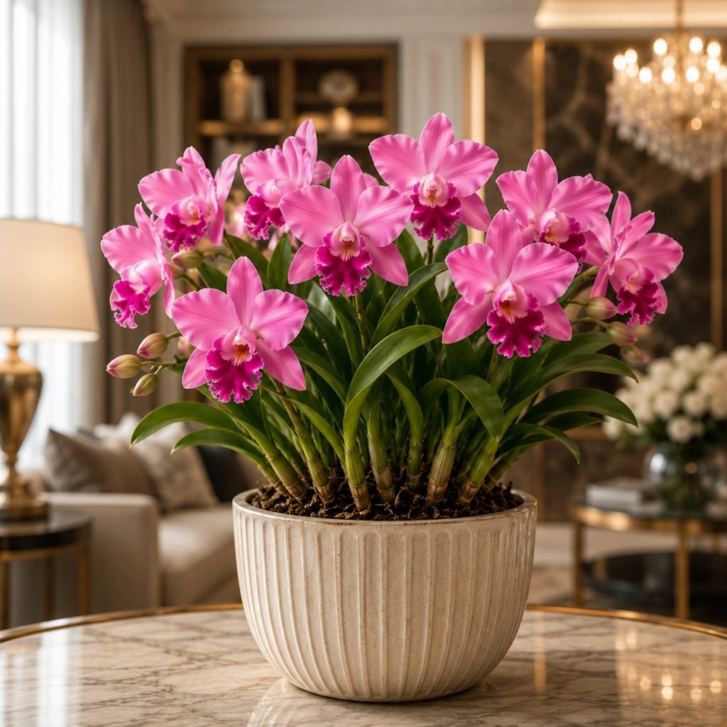 Pink Cattleya Orchid
