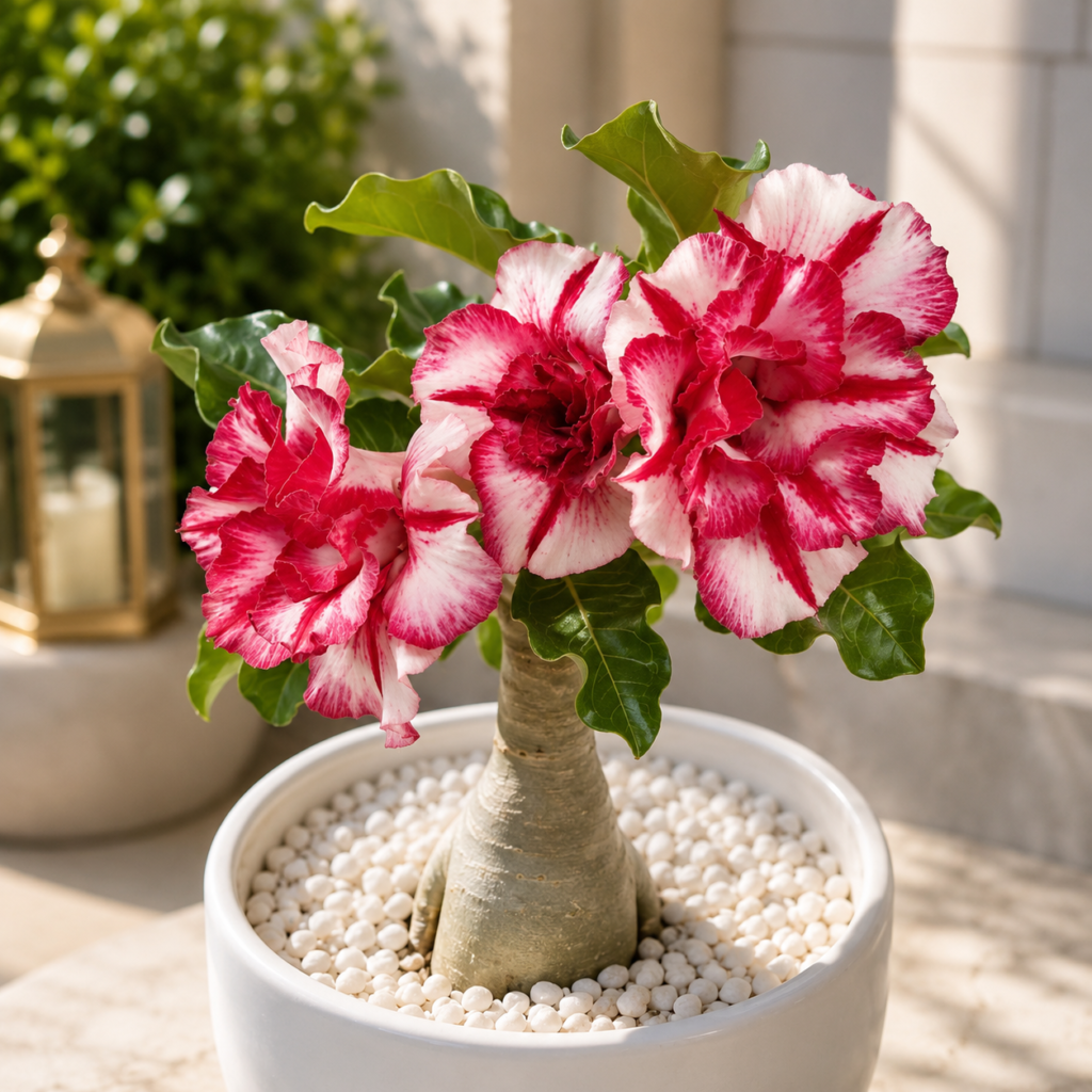 Striped Desert Rose Bonsai
