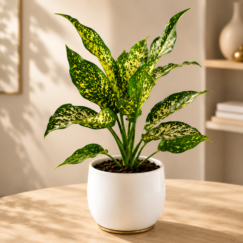 Vibrant Aglaonema Plant Trio